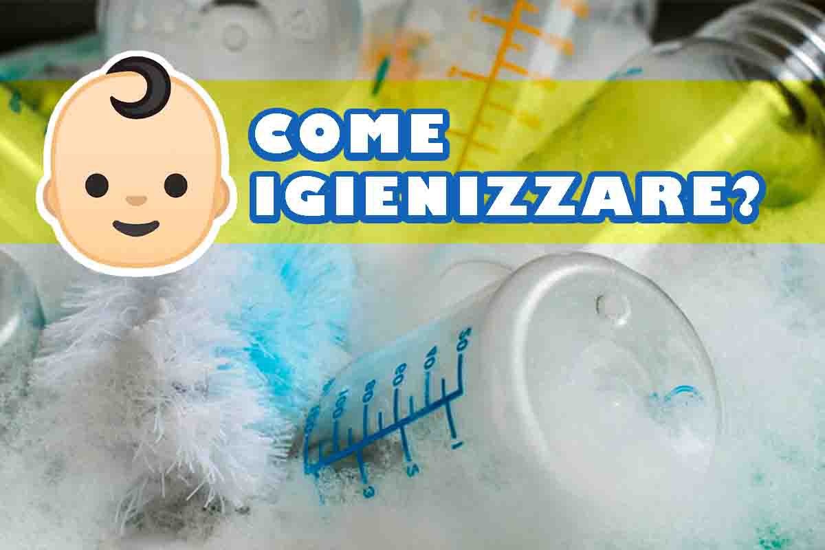 Come igienizzare i biberon e il ciuccio