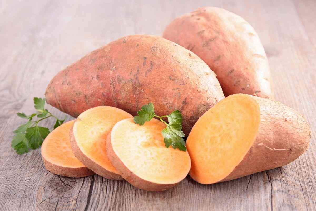 Le patate dolci sono ricche di fibre