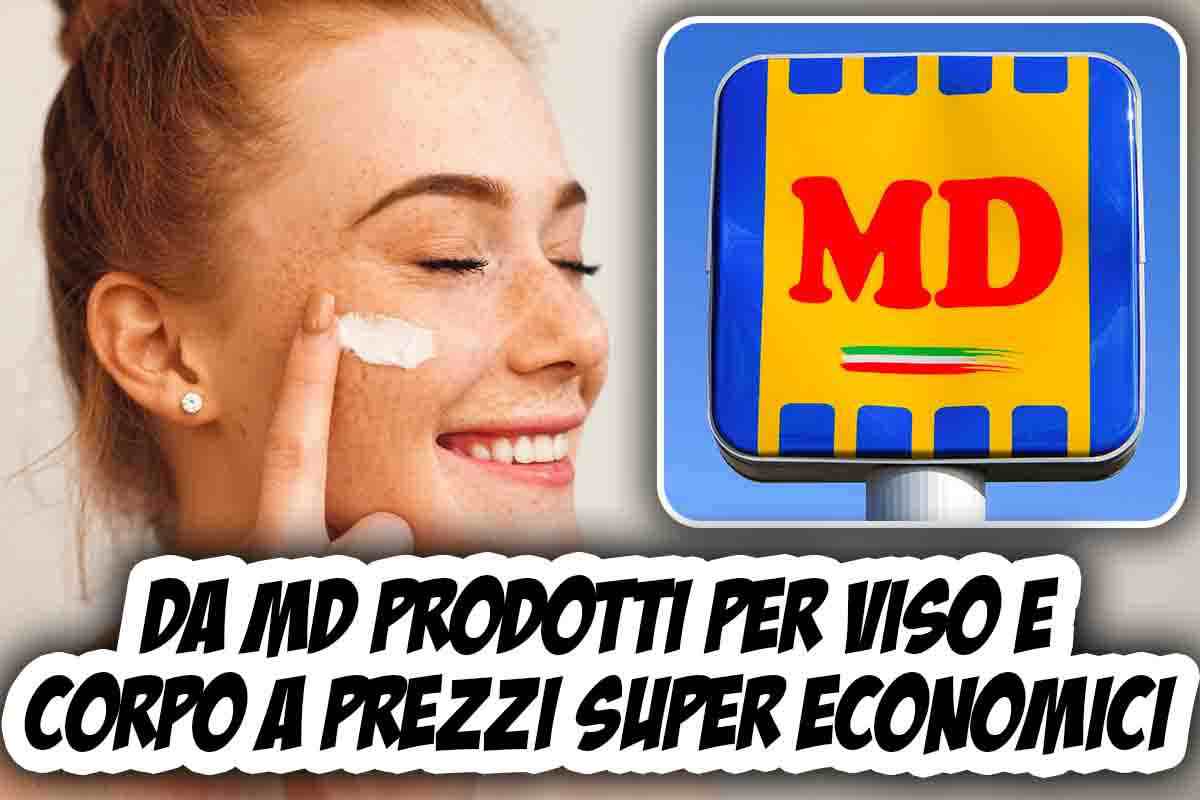 I prodotti per viso e corpo di MD