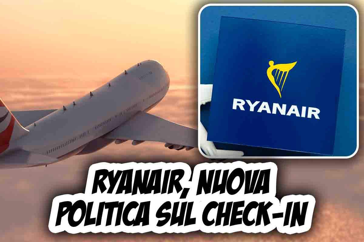 Check-in Ryanair: nuova politica